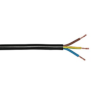 Izolirani kabel (H03VV-F3G0,75, 5 m, Crne boje)