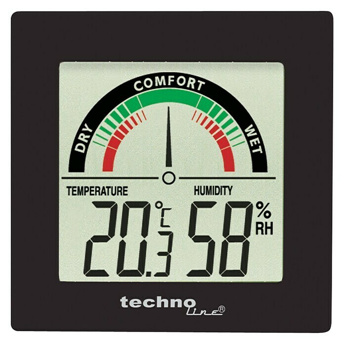 Thermo-Hygrometer (Digital, Breite: 88 mm)