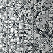 Feinsteinzeugfliese Vintage Barcelona Medina (25 x 25 cm, Schwarz/Grau/Weiß, Glasiert)
