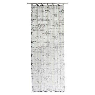 Elbersdrucke Schlaufenschal Loveletter (100 % Polyester, 140 x 255 cm, Weiß/Schwarz)
