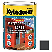Xyladecor Wetterschutzfarbe Consolan (Schwarz, Seidenglänzend, 750 ml, Wasserbasiert)