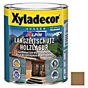 Xyladecor Langzeitschutz-Holzlasur Alpin (Eiche, 1 l, Seidenglänzend, Lösemittelbasiert)