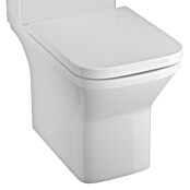 Camargue Los Angeles Spülrandloses Stand-WC für Kombination (Tiefspüler, Weiß)