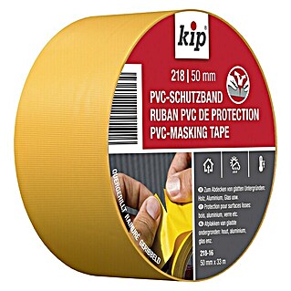 Kip Pvc-masking tape 218 (Zelfklevend, 33 m x 50 mm, Dikte: 0,16 mm, Temperatuurbestendigheid: Tot 60 °C)