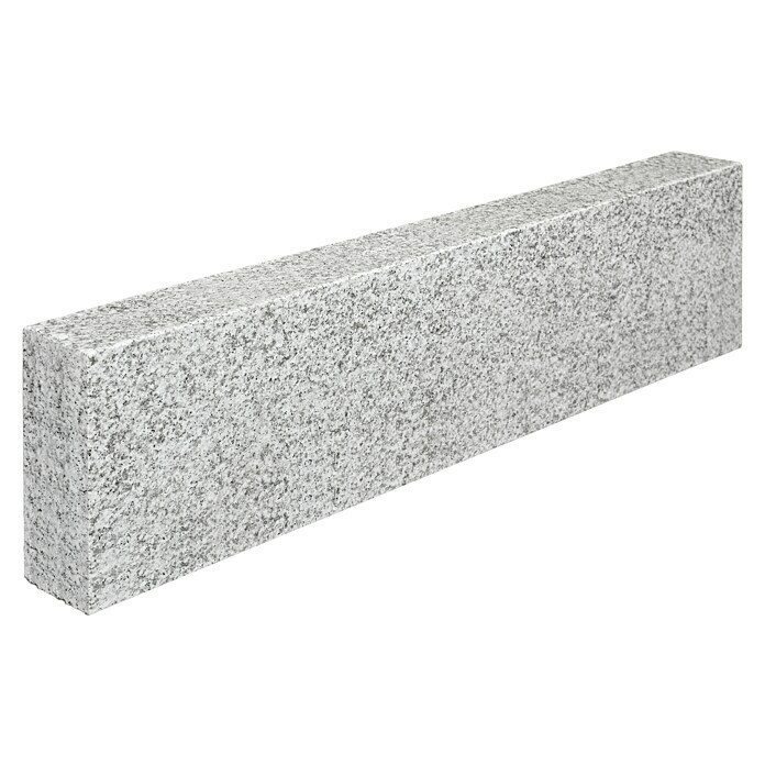 Granit-Stele G 603 (Grau, 10 x 25 x 100 cm, Gesägt)