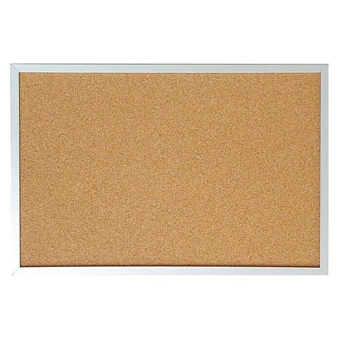 Corcho para notas Plata (60 x 40 x 1,6 cm, Corcho)