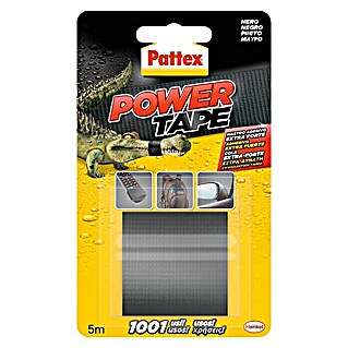 Pattex Cinta adhesiva Power Tape (Negro, 5 m x 50 mm)
