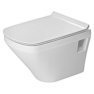 Duravit DuraStyle Wand-WC Compact (Mit Spülrand, Mit schmutzabweisender Glasur, Spülform: Tief, WC Abgang: Waagerecht, Weiß)