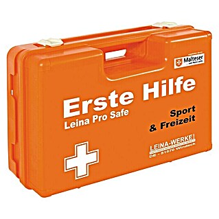 Leina-Werke Erste-Hilfe-Koffer Pro Safe Sport & Freizeit (DIN 13157, Sport, Orange)