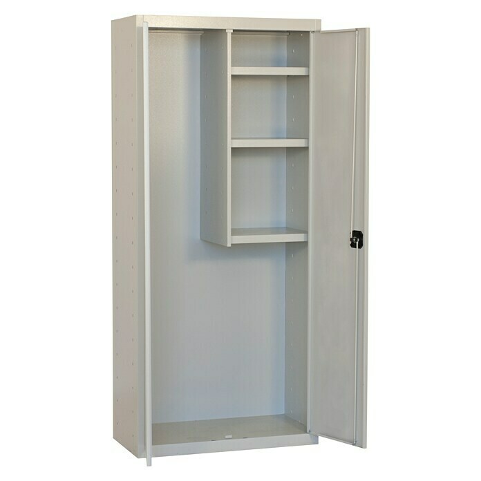 Simonrack Simonlocker Armario Professional Cabinet (L x An x Al: 50 x 80 x 180 cm, Gris, Número de puertas: 2 ud.)