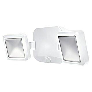 Ledvance Sensor-LED-Außenwandstrahler Double (10 W, Weiß, Bewegungsmelder, 2-flammig)