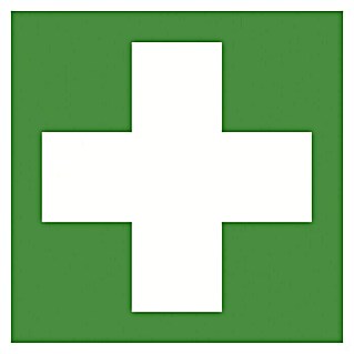 Leina-Werke Rettungszeichen (ASR A 1.3, Hart-PVC, Motiv: Erste Hilfe)