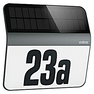 Steinel XSolar Solar-Hausnummer LH-N (0,03 W, Kunststoff, IP44, Anthrazit)