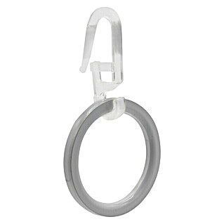 Expo Ambiente Ravni prsten za zavjese Jetran (Bijele boje, 10 Kom., Prikladno za: Šipke za zavjese Ø 20 mm)