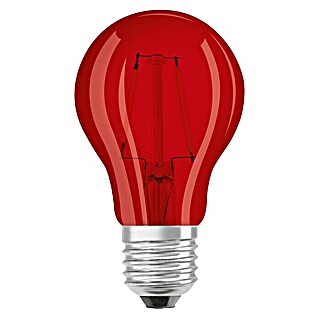 Osram Star LED-Leuchtmittel Decor Classic A (E27, 2,5 W, A60, 45 lm, Rot)