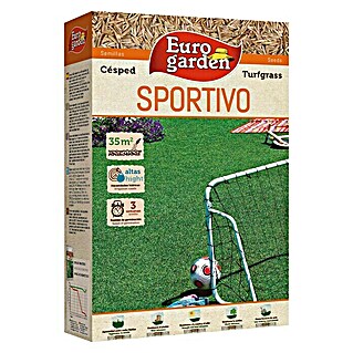 Euro Garden Semillas para césped deportivo (1 kg, 35 m²)