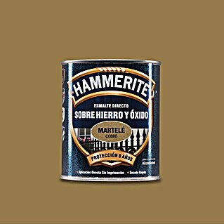 Hammerite Esmalte para metal Hierro y Óxido (Cobre, 750 ml, Martelé)