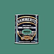 Hammerite Esmalte para metal Hierro y óxido verde medio (Verde, 750 ml, Martelé)
