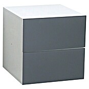 Phönix Atlanta Container (L x B x H: 38 x 34 x 34 cm, Grau, Anzahl Schubladen: 2 Stk.)