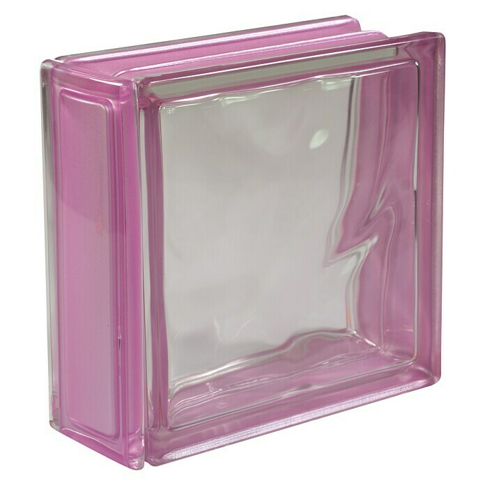 Fuchs Design Perfil de bloques de vidrio (Amatista, 18 x 8 cm, Vidrio)