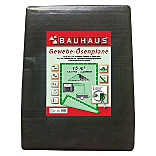 BAUHAUS Gewebe-Ösenplane (Maße: 1,5 x 10 m, Grammatur: 210 g/m², Kunststoff)