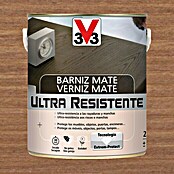 V33 Barniz para madera Mate Ultra Resistente (Nogal, Mate, 2,5 l)