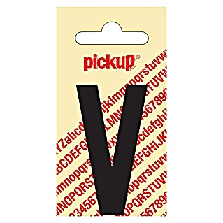 Pickup Naljepnica (Motiv: V, Crne boje, Visina: 60 mm)