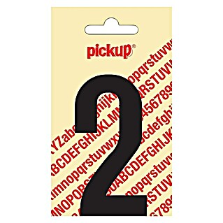Pickup Sticker (Motief: 2, Zwart, Hoogte: 90 mm)