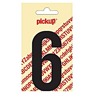 Pickup Sticker (Motief: 6, Zwart, Hoogte: 90 mm)