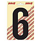 Pickup Etiqueta adhesiva (Motivo: 6, Negro, Altura: 150 mm)