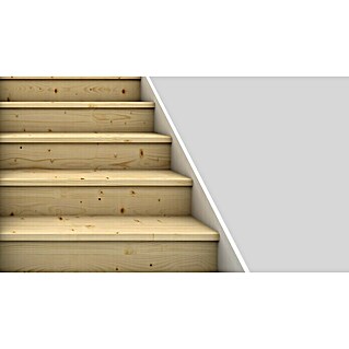 Treppenstufe (Gerade, 800 x 350 mm, Fichte/Tanne)