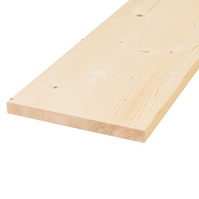 Rettenmeier Tablero de madera laminada (Abeto rojo/abeto, 800 x 200 x 28 mm)