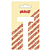 Pickup Etiqueta adhesiva (Motivo: T, Blanco, Altura: 90 mm)