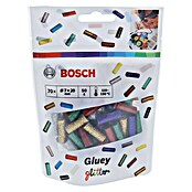 Bosch Gluey Klebepatronen Glitzer (70 Stk., Durchmesser Klebepatrone: 7 mm)