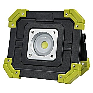 Profi Depot Mobiler LED-Strahler (10 W, Schwarz, L x B x H: 15,5 x 4,1 x 17,5 cm, IP44)
