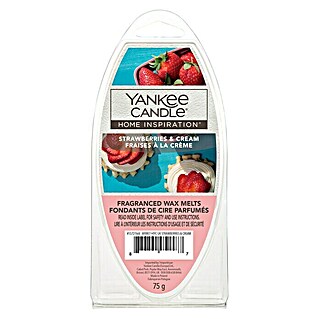 Yankee Candle Home Inspirations Duftwachs (Strawberries & Cream, 6 Stk.)