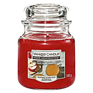 Yankee Candle Home Inspirations Duftkerze (Im Glas, Apple Cinnamon Cider, Medium)