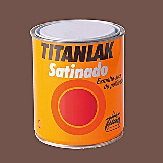 Titan Titanlak Esmalte de poliuretano (Marrón, 750 ml, Satinado)