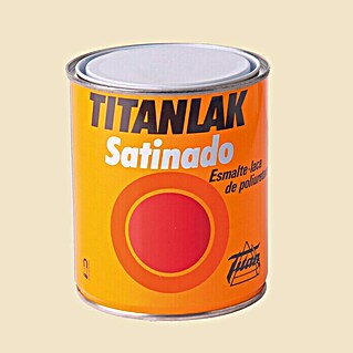 Titan Titanlak Esmalte de poliuretano (Marfil, 750 ml, Satinado)