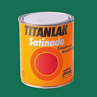 Titan Titanlak Esmalte de poliuretano (Verde bosque, 750 ml, Satinado)