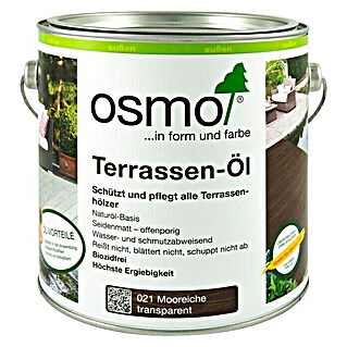 Osmo Terrassen-Öl (Mooreiche, 2,5 l, Seidenmatt)