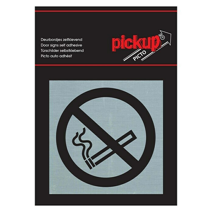 Pickup Etiqueta adhesiva (Motivo: Prohibido fumar, L x An: 80 x 80 mm)