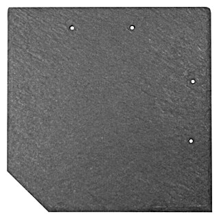 Pardur Schieferplatte (L x B x H: 20 cm x 20 cm x 5 mm, Natur, 1 Stk.)