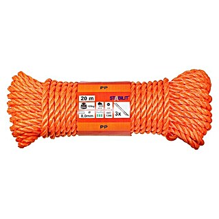 Poly-Seil 6mm bis 12mm PE-Seil Polyethylen-Seil Schnur Strick gedreht orange 