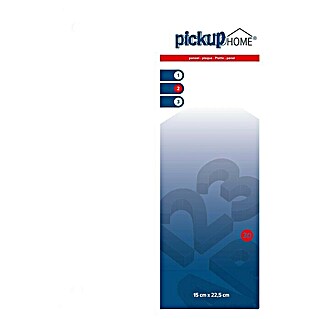 Pickup 3D Home Pločica s oznakom (D x Š: 22,5 x 15 cm, Bijele boje)
