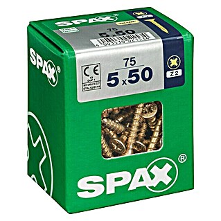 Spax Universele schroef (5 x 50 mm, Voldraad, 75 stk.)