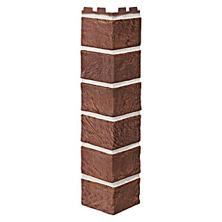 BaukulitVox Solid Brick Außenecke Dorset (Ziegelrot geflammt, 420 x 92 x 92 mm)