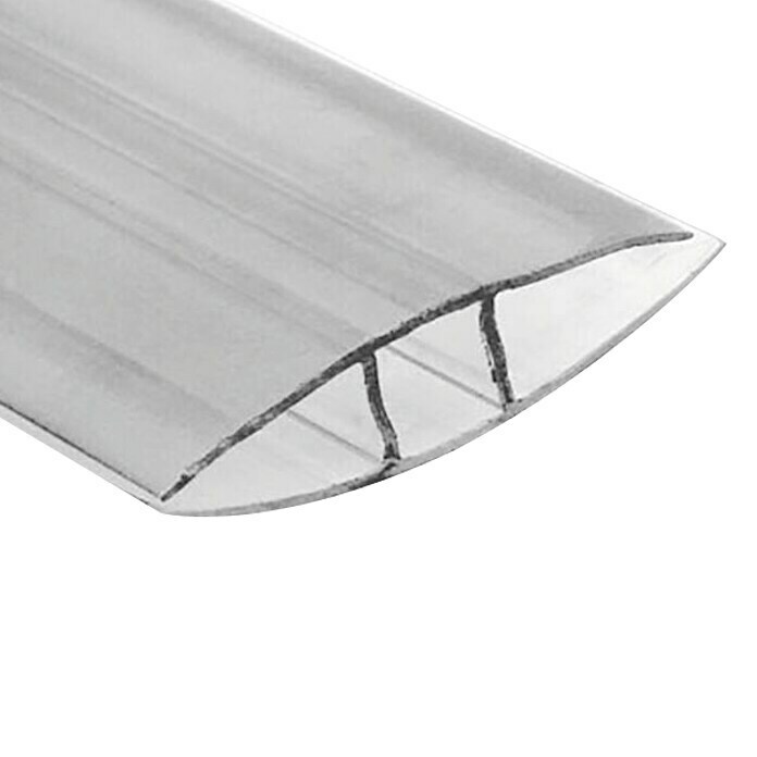 Culo felicidad compromiso Perfil en H para placas de policarbonato 6 mm (3 m x 63 mm x 6,9 mm,  Policarbonato, Transparente) | BAUHAUS