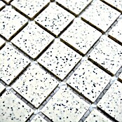 Mosaikfliese Quadrat Uni CU QR208 (33 x 30,2 cm, Cremeweiß, Matt)
