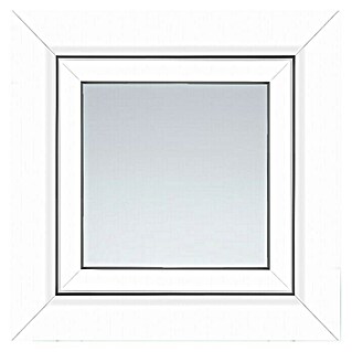 Solid Elements Kunststofffenster Q81 Excellence (B x H: 60 x 60 cm, DIN Anschlag: Links, Weiß)